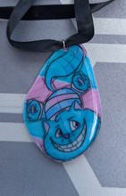 Load image into Gallery viewer, Cheshire Cat necklace &amp; matching earrings from Alice in Wonderland
