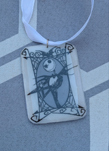 Load image into Gallery viewer, Nightmare Before Christmas necklace framed Jack!
